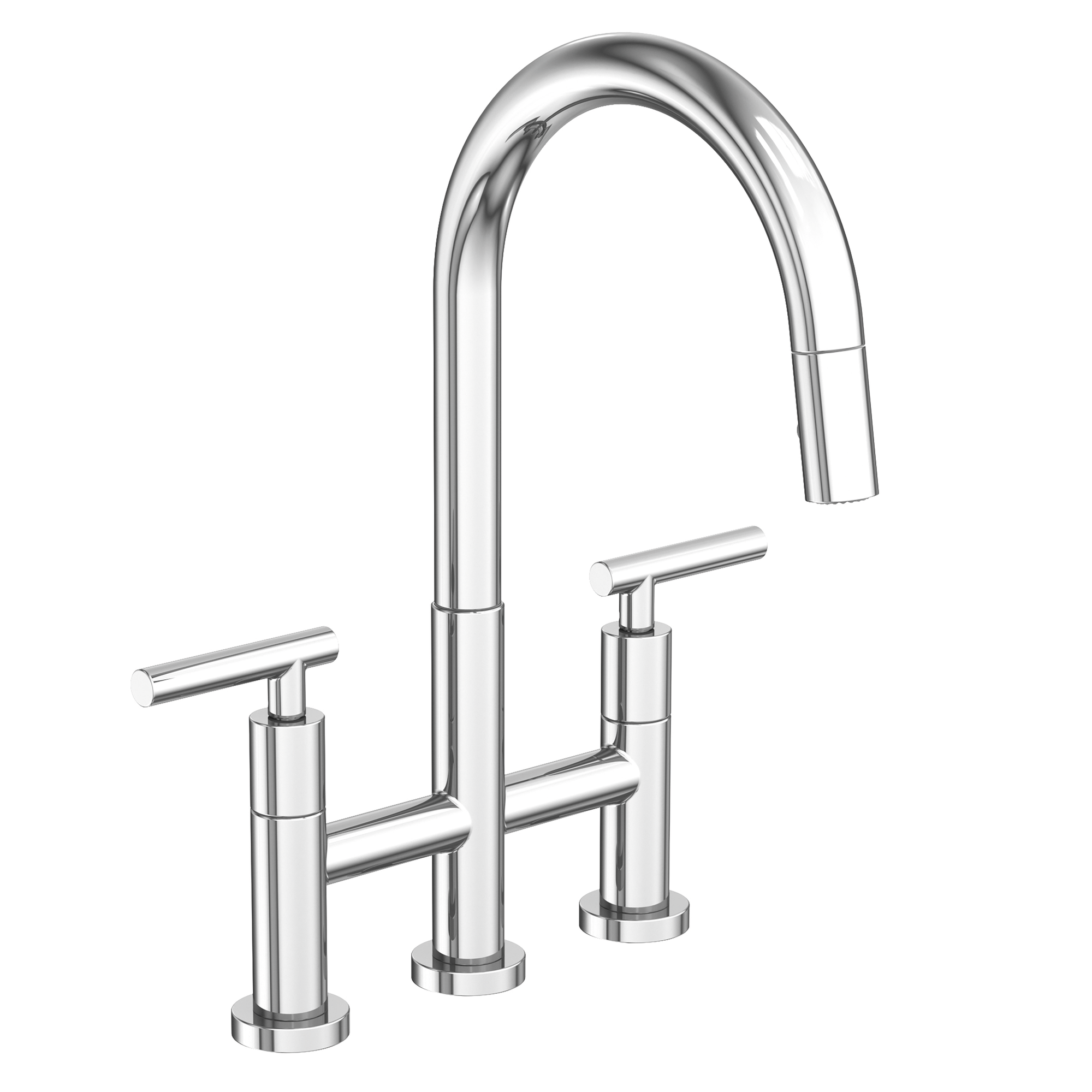 Newport Brass East Linear® Kitchen Bridge Pull-Down Faucet