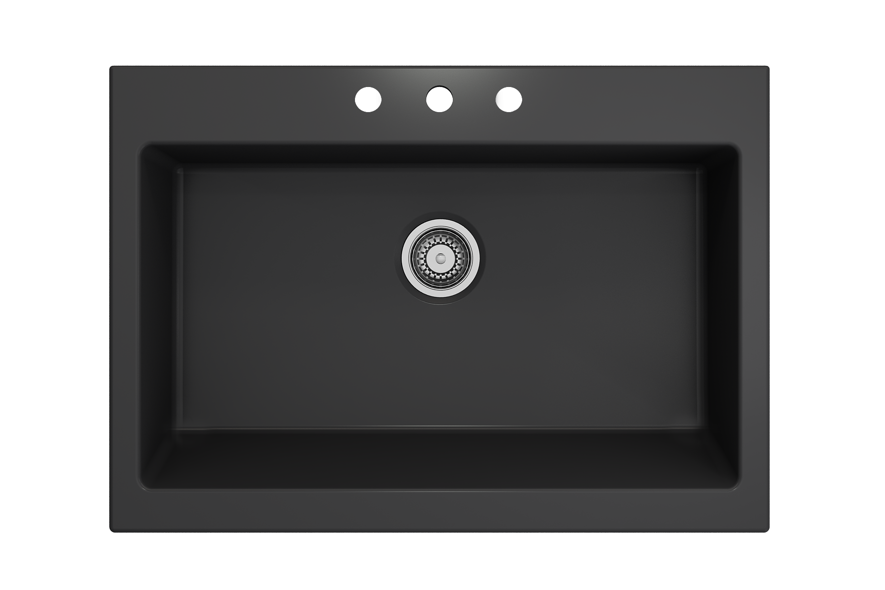 Nuova Apron Front Drop-In Fireclay 34 in. Single Bowl Kitchen Sink with Protective Bottom Grid and Strainer 1500