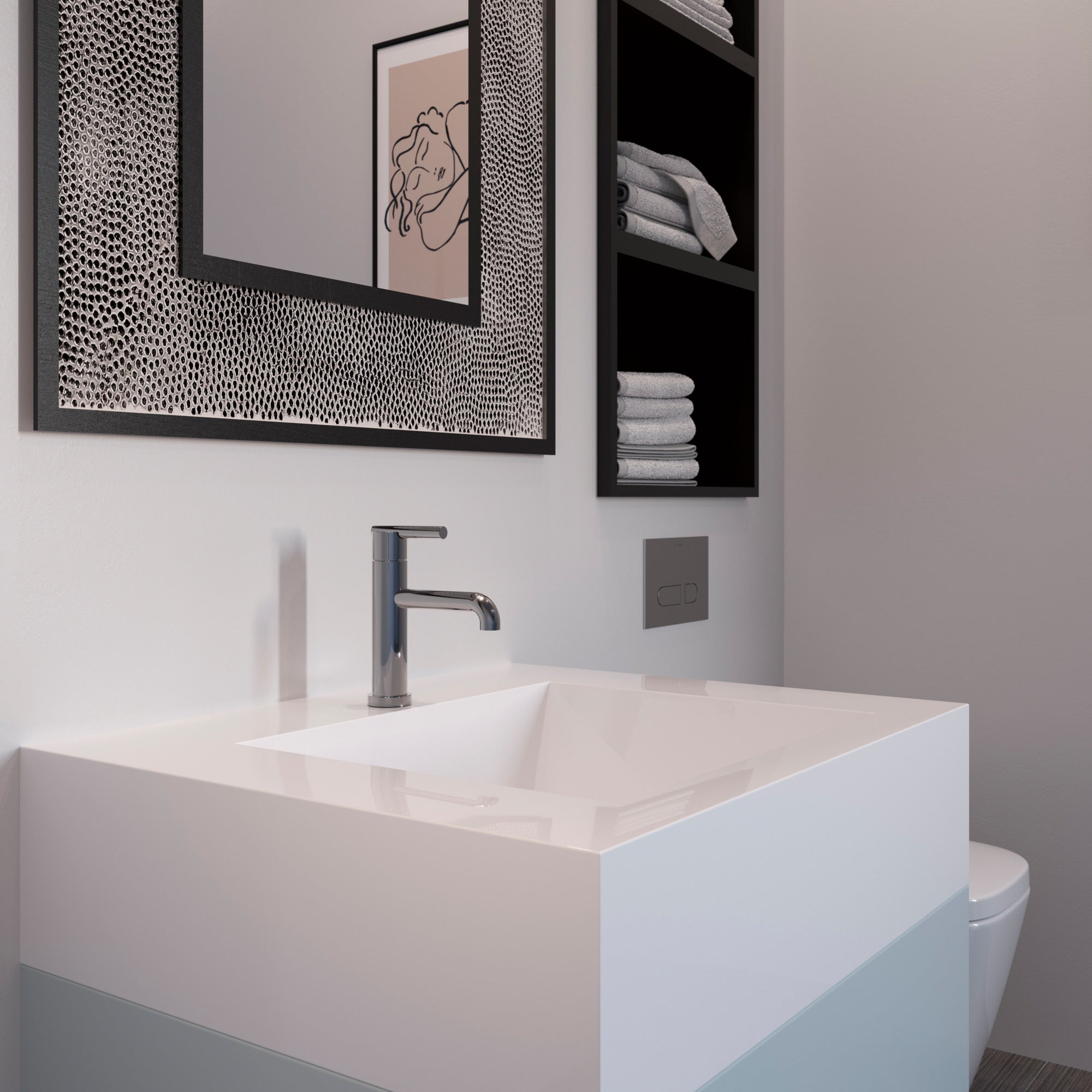 Newport Brass East Linear® Single Hole Lavatory Faucet