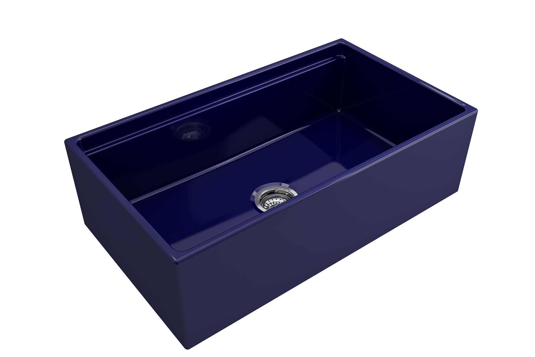 Contempo Step-Rim Apron Front Fireclay 33 in. Single Bowl Kitchen Sink with Integrated Work Station & Accessories 1504