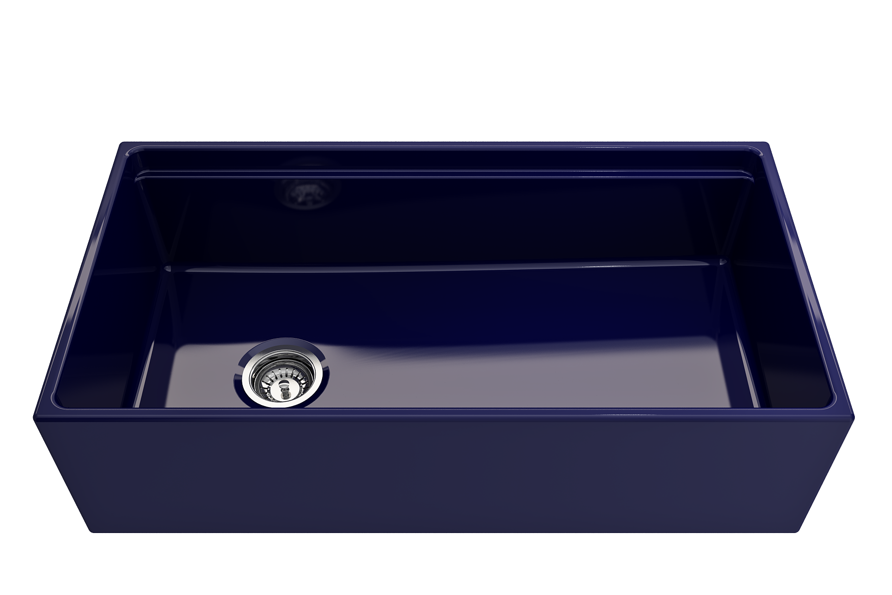 Contempo Step-Rim Apron Front Fireclay 36 in. Single Bowl Kitchen Sink with Integrated Work Station & Accessories 1505