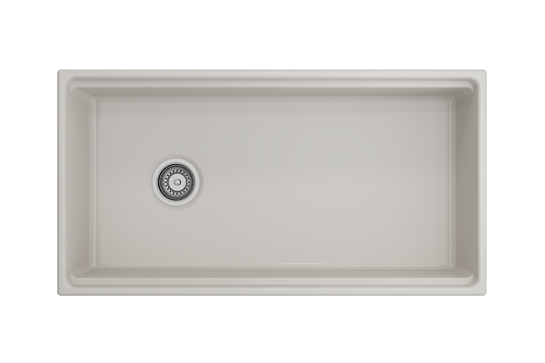 Contempo Step-Rim Apron Front Fireclay 36 in. Single Bowl Kitchen Sink with Integrated Work Station & Accessories 1505
