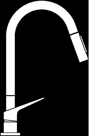 AXOR Citterio M 2-Hole Single-Handle Kitchen Faucet 2-Spray Pull-Down, 1.75 GPM