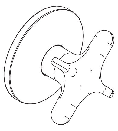 AXOR ONE Volume Control, Cross Handle
