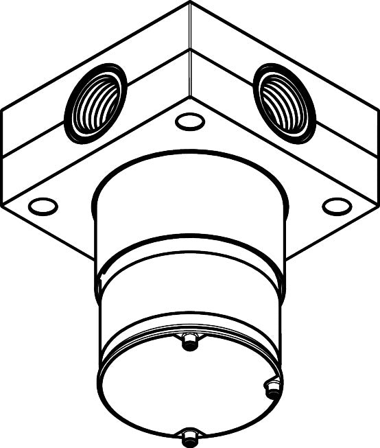 AXOR ShowerSphere Rough for Showerhead 2-Jet for Ceiling Connection