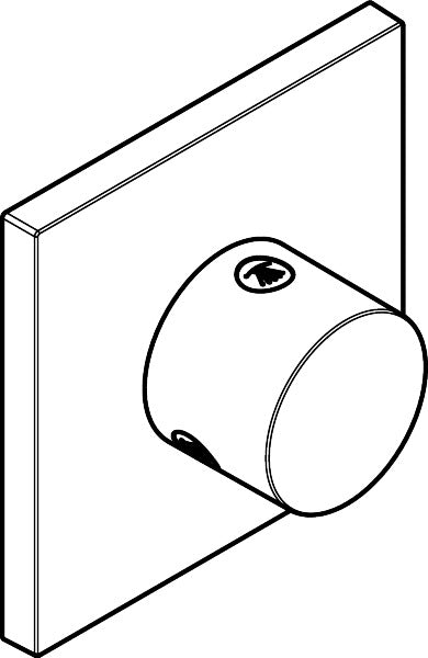 AXOR Shower Composition Trio/Quattro Diverter Trim