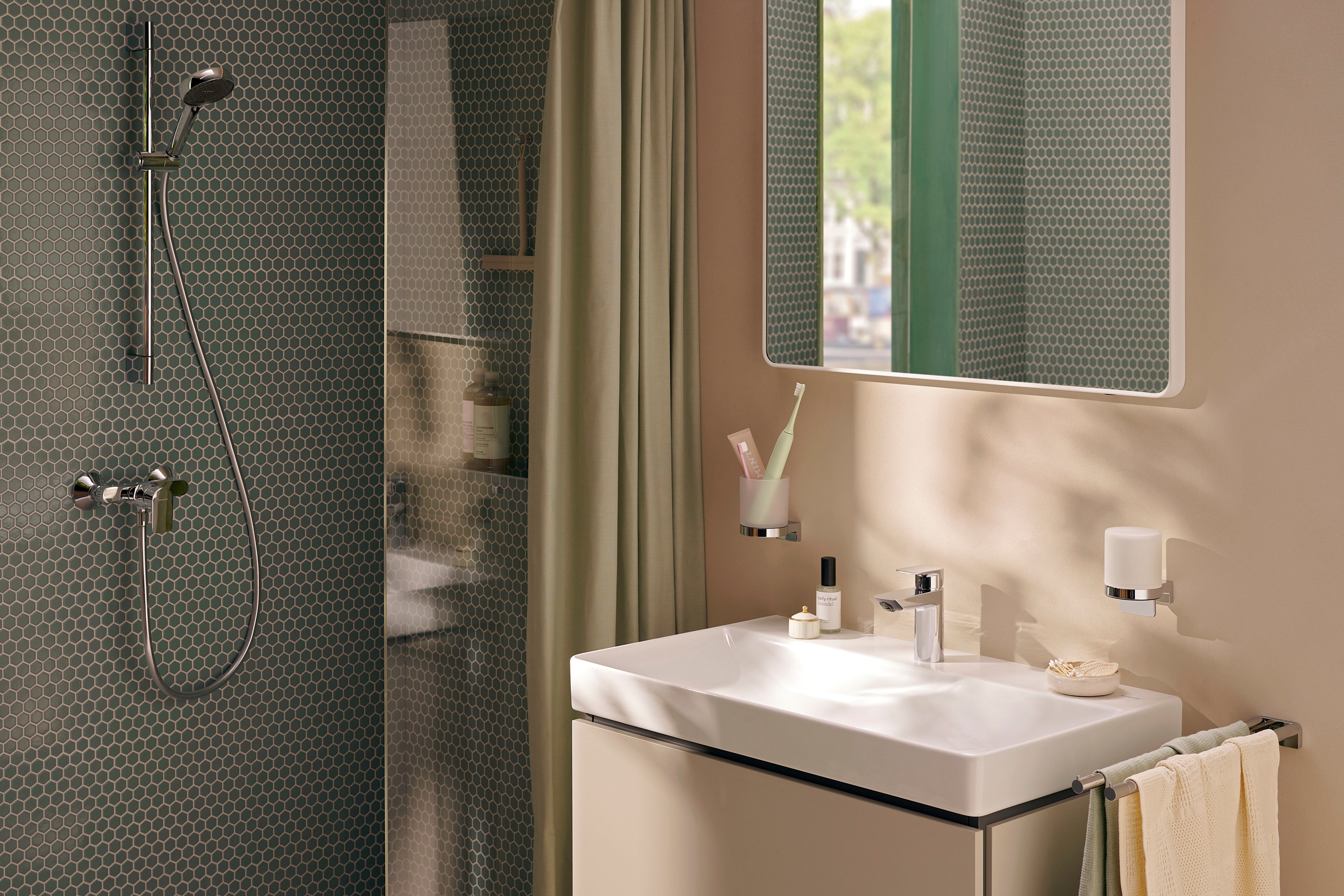 Hansgrohe AddStoris S Dual Towel Bar