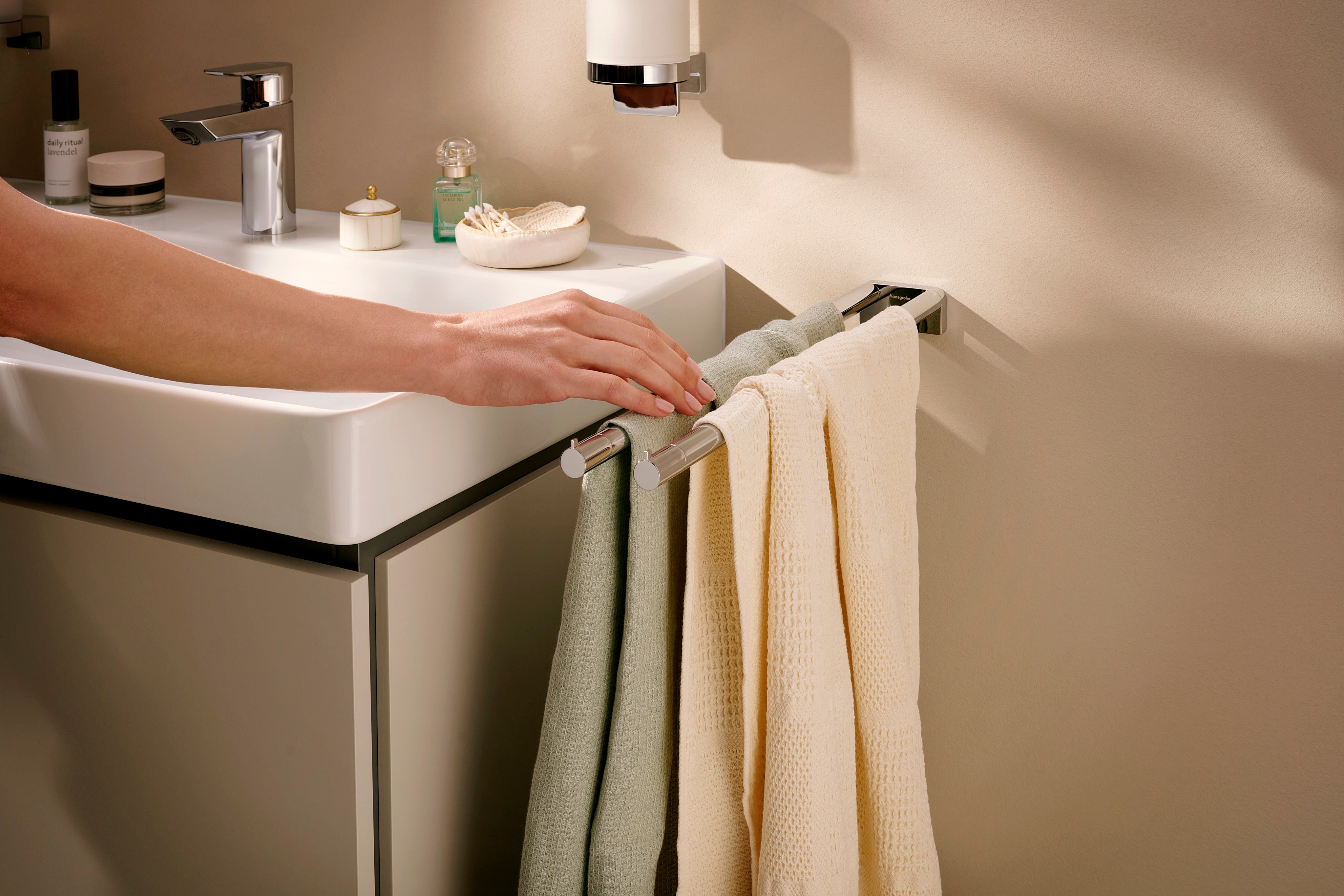 Hansgrohe AddStoris S Dual Towel Bar