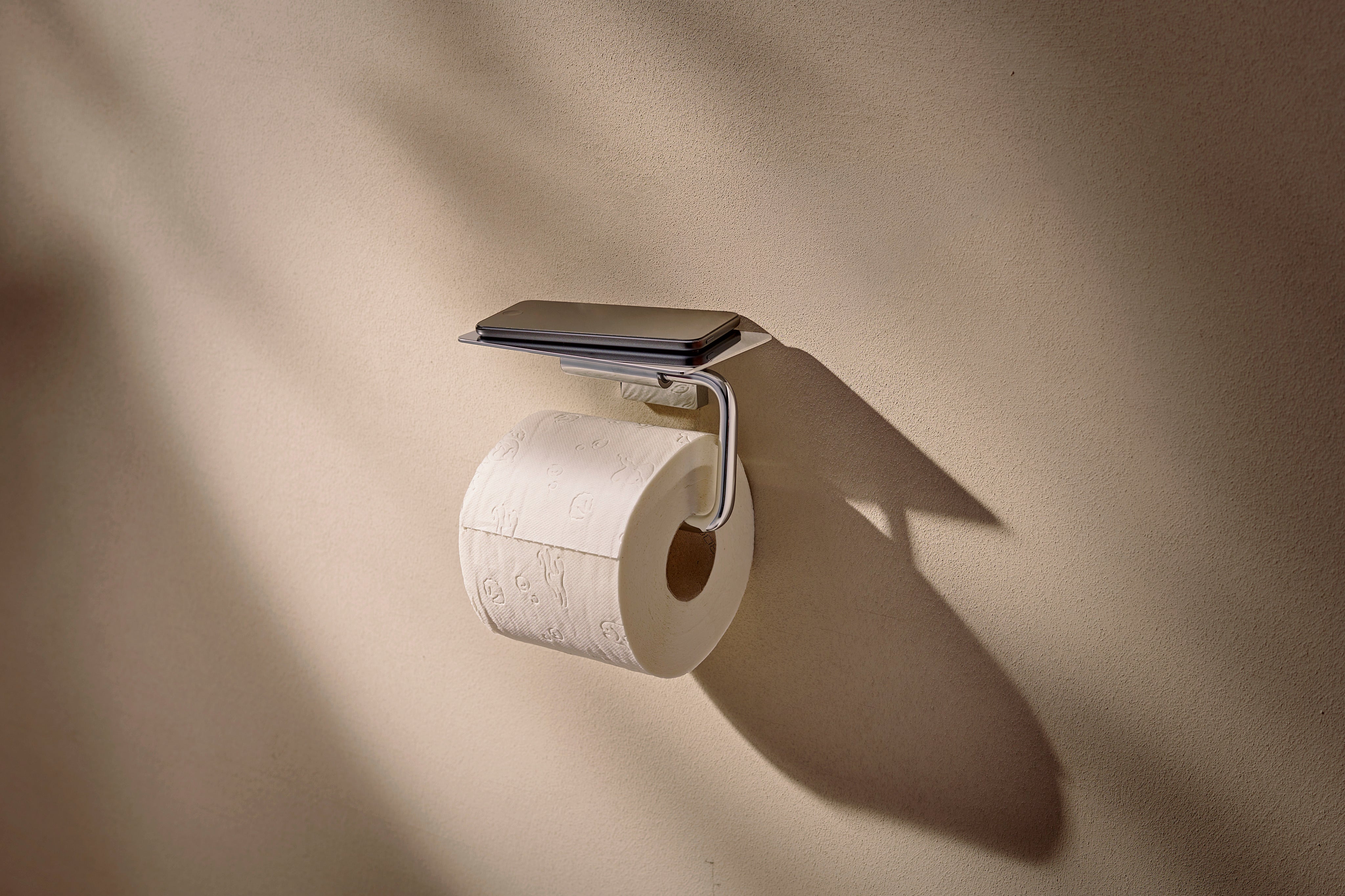 Hansgrohe AddStoris S Toilet Paper Holder with Shelf