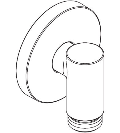AXOR ShowerSolutions Wall Outlet Round with Check Valves