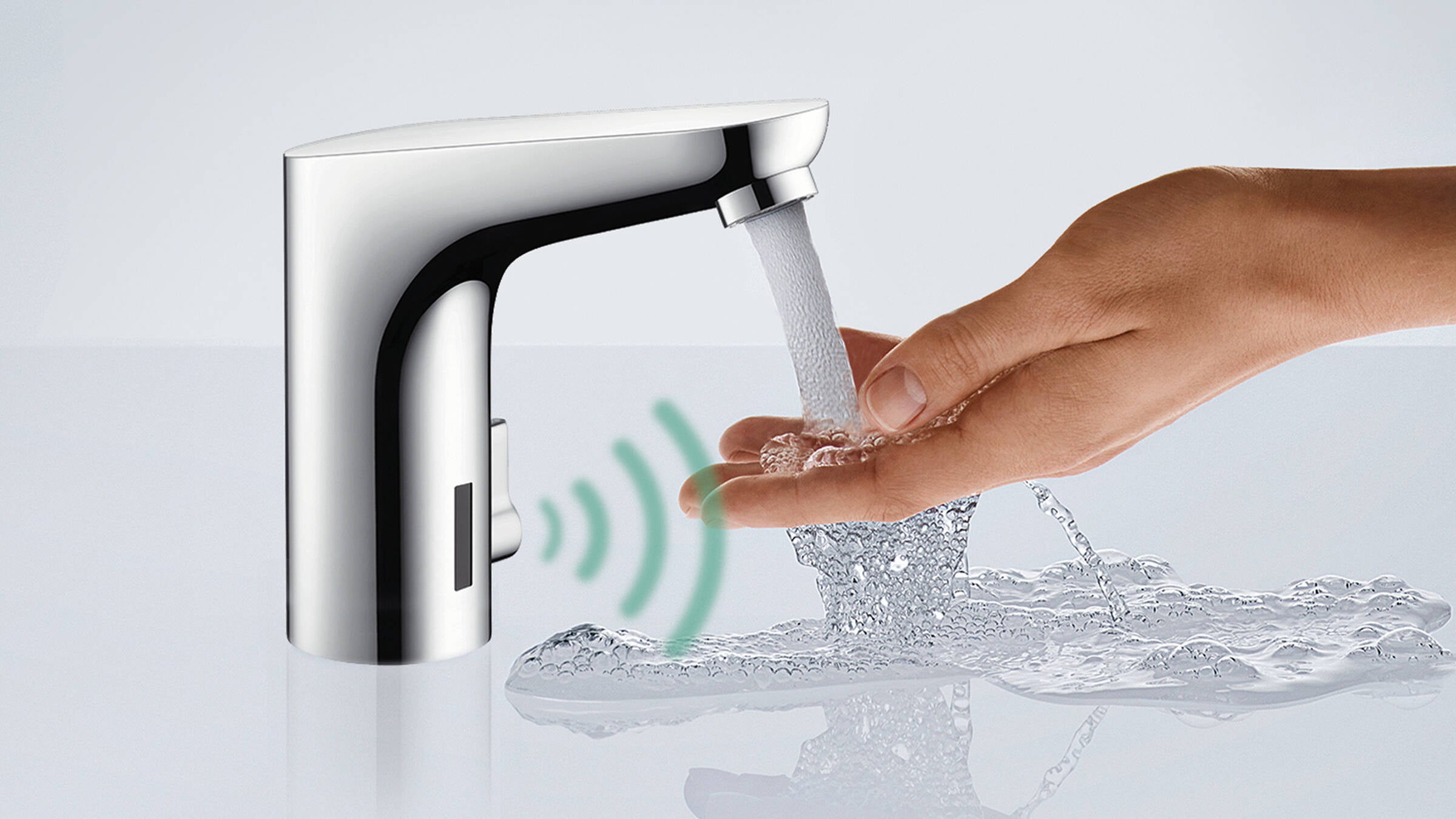 Metris S Electronic Faucet with Preset Temperature Control