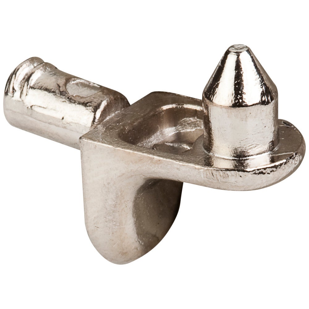 Hardware Resources 5 mm Zinc Die Cast Shelf Support with 5 mm Shelf Hold Pin (Earthquake Clip)