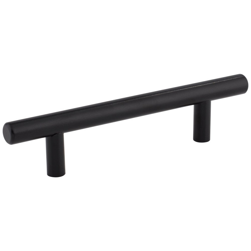Hardware Resources 96 mm Center-to-Center Hollow Matte Black Stainless Steel Naples Cabinet Bar Pull