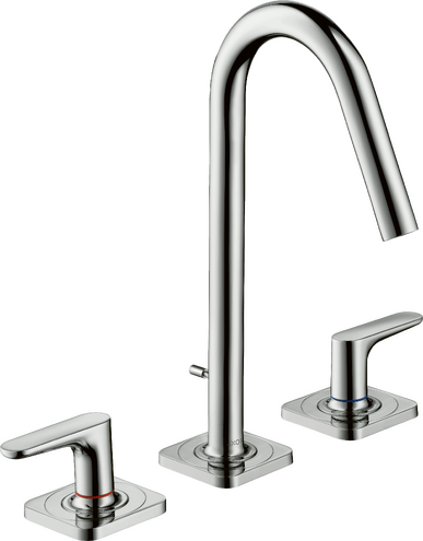 AXOR Citterio M Widespread Faucet 160 with Pop-Up Drain, 1.2 GPM