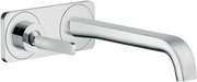 AXOR Citterio E Wall-Mounted Single-Handle Faucet Trim with Base Plate, 1.2 GPM