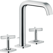 AXOR Citterio E Widespread Faucet 170 with Pop-Up Drain, 1.2 GPM