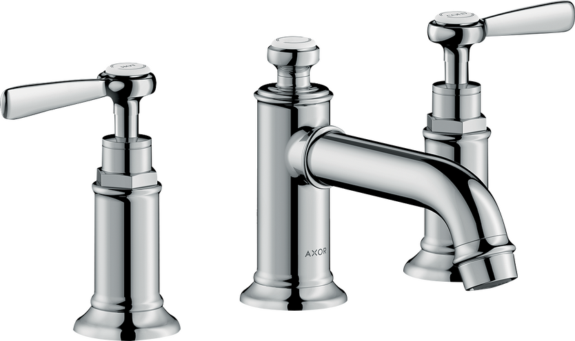 AXOR Montreux Widespread Faucet 30 with Lever Handles and Pop-Up Drain, 1.2 GPM