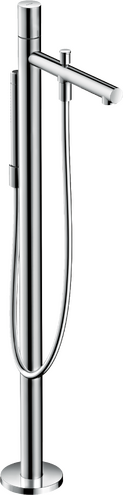 AXOR Uno Freestanding Tub Filler Trim with Zero Handle and 1.75 GPM Handshower