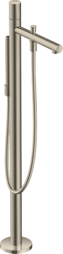 AXOR Uno Freestanding Tub Filler Trim with Zero Handle and 1.75 GPM Handshower
