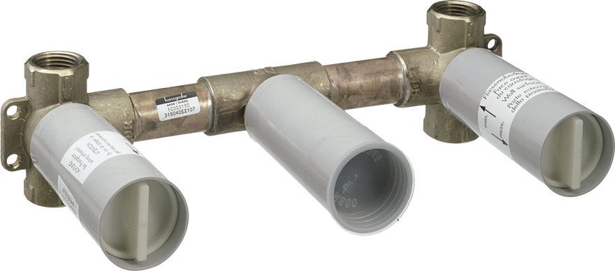Axor 10303181 Rough, Wall-Mounted Widespread Faucet