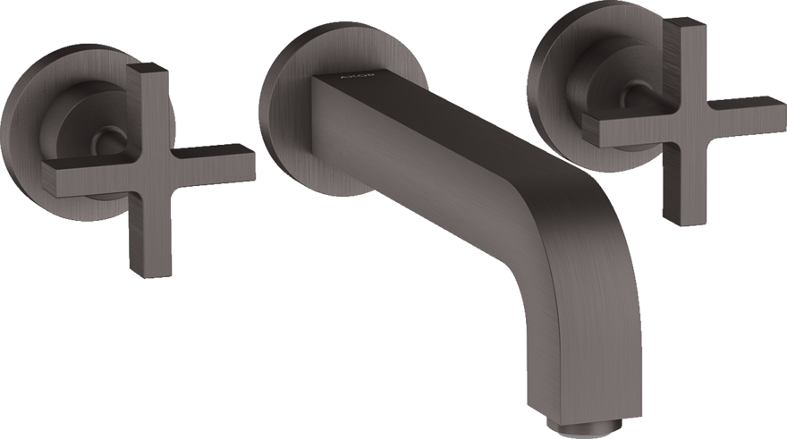AXOR Citterio Wall-Mounted Widespread Faucet with Cross Handles, 1.2 GPM