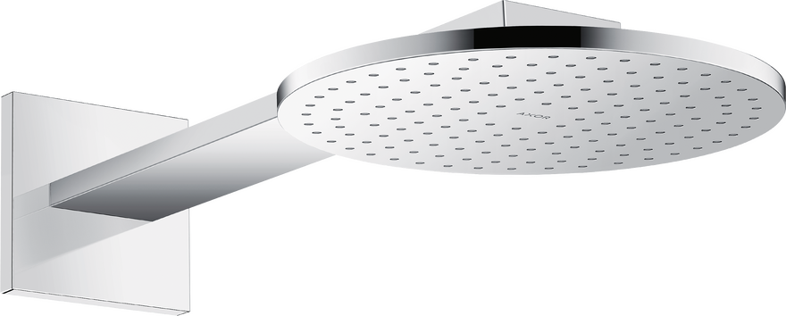 AXOR ShowerSolutions Showerhead 250 2- Jet with Showerarm Trim, 2.5 GPM