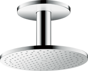 AXOR ShowerSolutions Showerhead 250 2-Jet Ceiling Connection, 1.75 GPM
