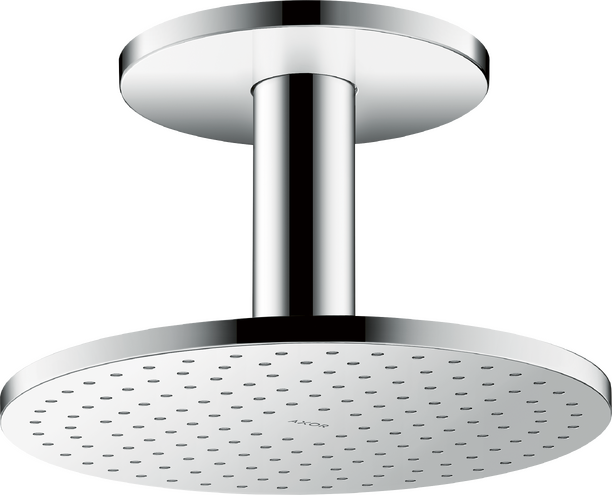 AXOR ShowerSolutions Showerhead 250 2-Jet Ceiling Connection, 1.75 GPM