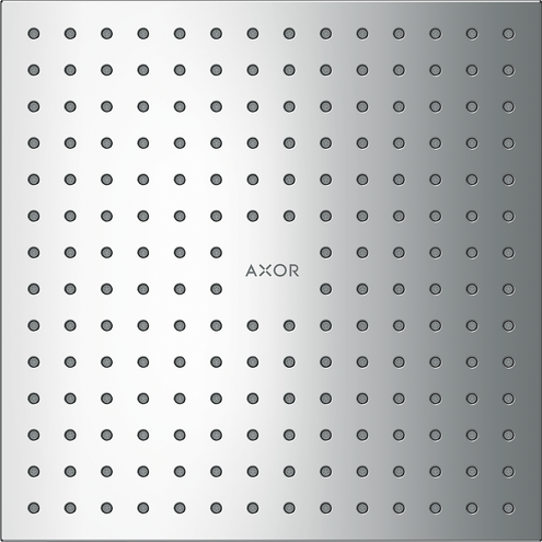 AXOR ShowerSolutions Showerhead 250 Square 2-Jet, 2.5 GPM