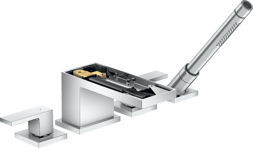 AXOR MyEdition 4-Hole Roman Tub Set Trim with 1.75 GPM Handshower without Plate