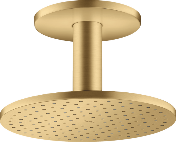 AXOR ShowerSolutions Showerhead 250 2-Jet Ceiling Connection, 1.75 GPM