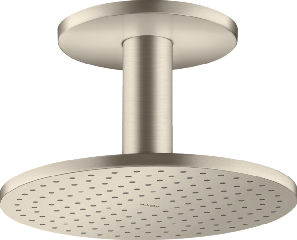 AXOR ShowerSolutions Showerhead 250 2-Jet Ceiling Connection, 2.5 GPM