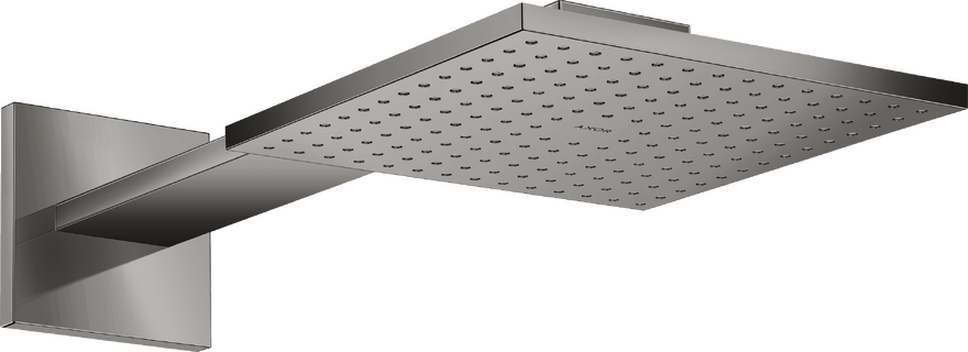AXOR ShowerSolutions Showerhead 250 Square 2- Jet with Showerarm Trim, 1.75 GPM