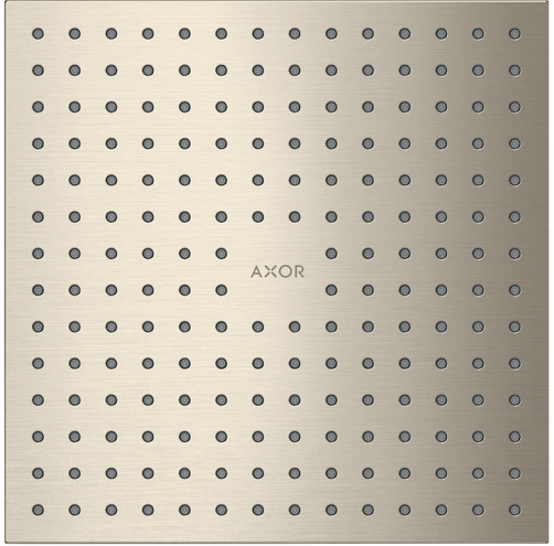 AXOR ShowerSolutions Showerhead 250 Square 2-Jet, 2.5 GPM