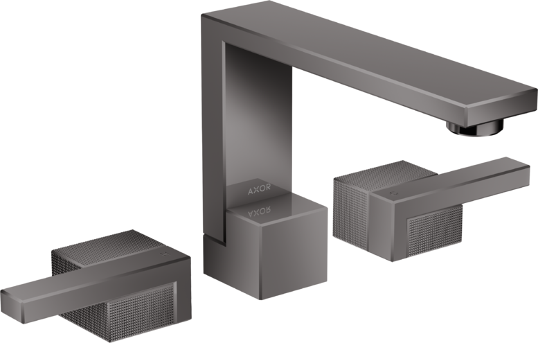 AXOR Edge Widespread Faucet 130 - Diamond Cut, 1.2 GPM