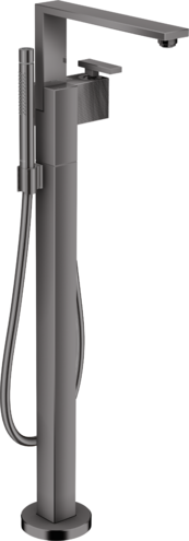 AXOR Edge Freestanding Tub Filler Trim with 1.75 GPM Handshower - Diamond Cut