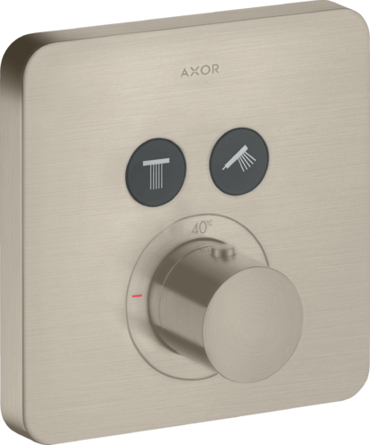 AXOR ShowerSelect Thermostatic Trim SoftCube for 2 Functions