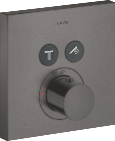 AXOR ShowerSelect Thermostatic Trim Square for 2 Functions