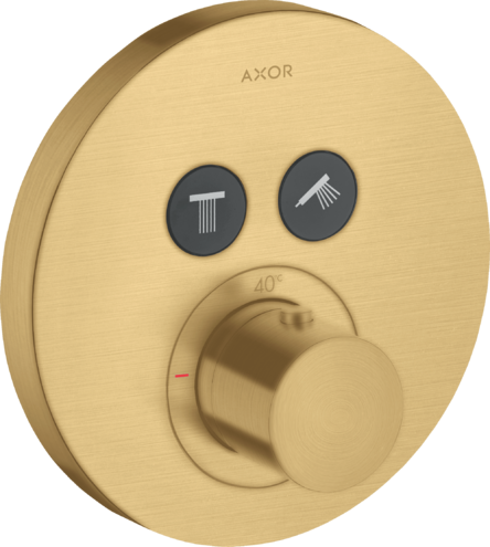 AXOR ShowerSelect Thermostatic Trim Round for 2 Functions
