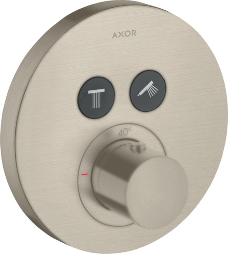 AXOR ShowerSelect Thermostatic Trim Round for 2 Functions