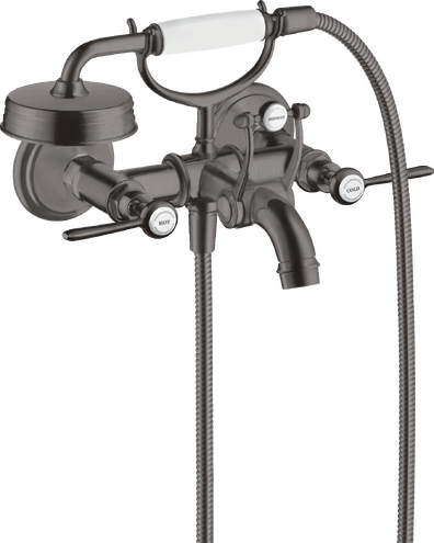 AXOR Montreux 2-Handle Wall-Mounted Tub Filler with Lever Handles and 1.8 GPM Handshower