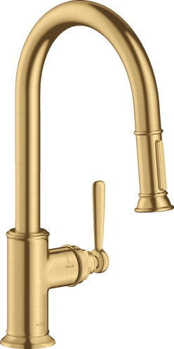 AXOR Montreux Prep Kitchen Faucet 2-Spray Pull-Down, 1.75 GPM