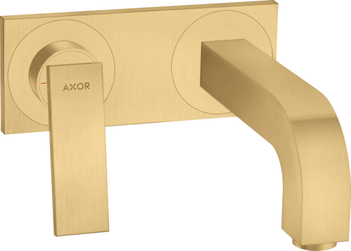 AXOR Citterio Wall-Mounted Single-Handle Faucet Trim with Base Plate, 1.2 GPM