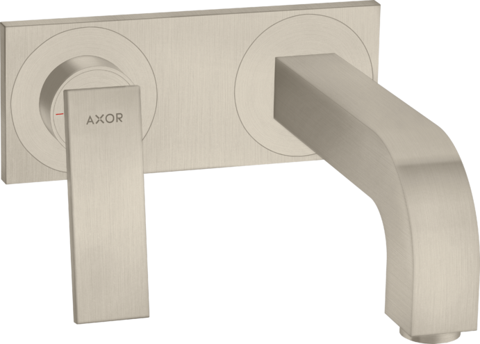 AXOR Citterio Wall-Mounted Single-Handle Faucet Trim with Base Plate, 1.2 GPM