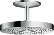 AXOR ONE Showerhead 280 2-Jet with Ceiling Mount Trim, 1.75 GPM