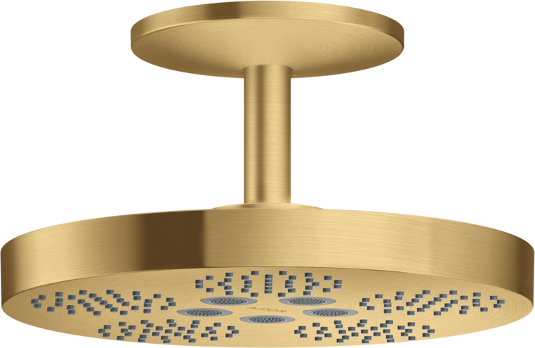 AXOR ONE Showerhead 280 2-Jet with Ceiling Mount Trim, 1.75 GPM