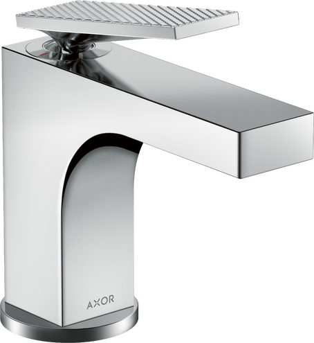 AXOR Citterio Single-Hole Faucet 90 with Pop-Up Drain- Rhombic Cut, 1.2 GPM