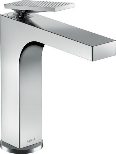 AXOR Citterio Single-Hole Faucet 160 with Pop-Up Drain- Rhombic Cut, 1.2 GPM