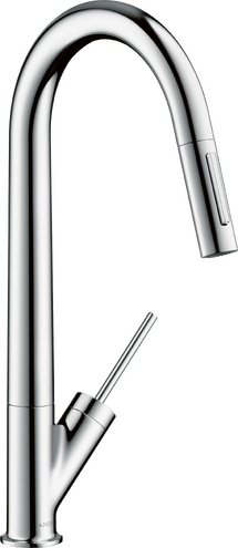 AXOR Starck HighArc Kitchen Faucet 2-Spray Pull-Down, 1.75 GPM