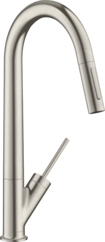 AXOR Starck HighArc Kitchen Faucet 2-Spray Pull-Down, 1.5 GPM